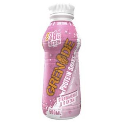 Picture of 330 Grenade Protein Shakes Strawberry & Cream x8